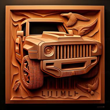 3D model Hummer H2 (STL)